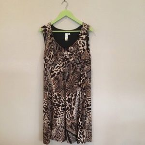 Emma & Michele Leopard Animal print dress 18W